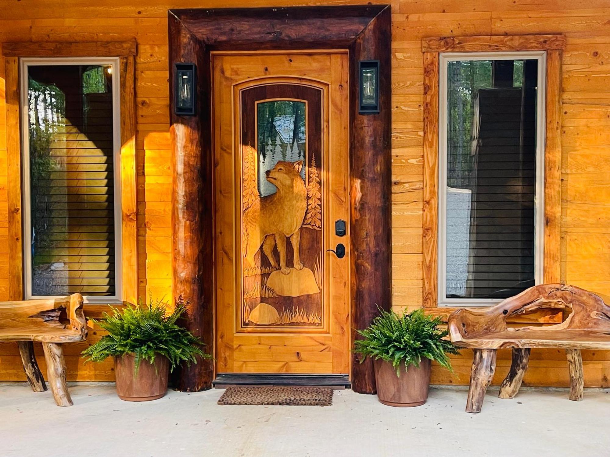 Wolf Creek Luxury Cabin Broken Bow Exterior foto